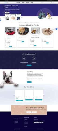 Screenshot dogcrates.com