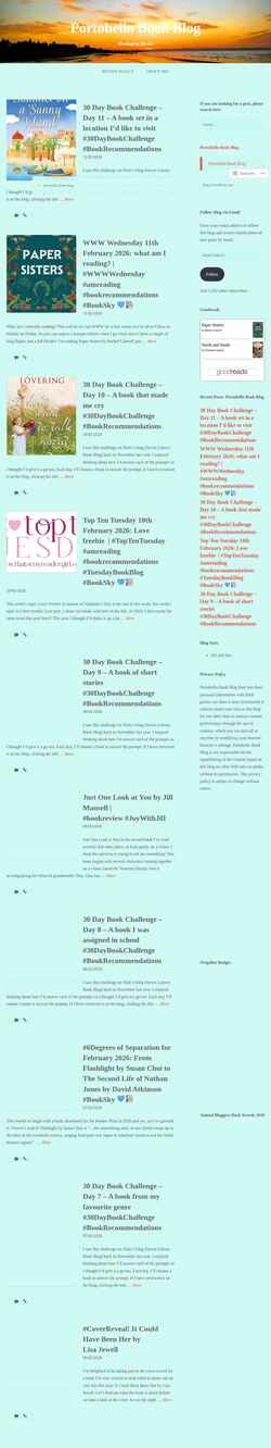 Screenshot portobellobookblog.com