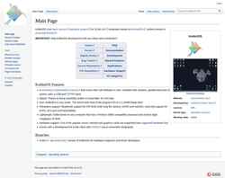 Captura de pantalla wiki.kolibrios.org