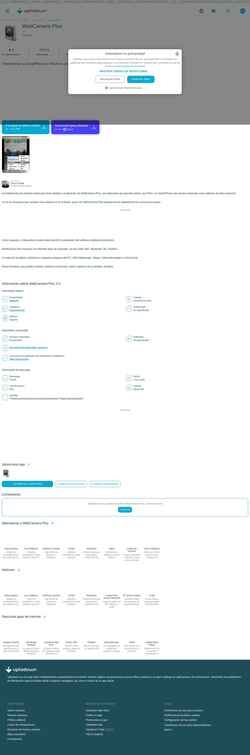 Screenshot webcamera-plus.uptodown.com