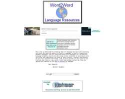 Captura de pantalla word2word.com