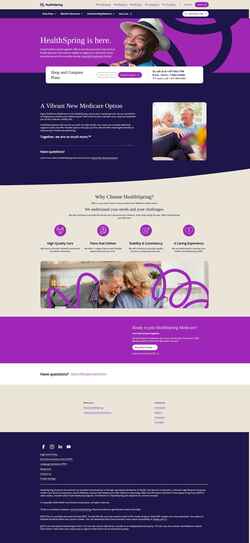 Ekraanipilt www.healthspring.com