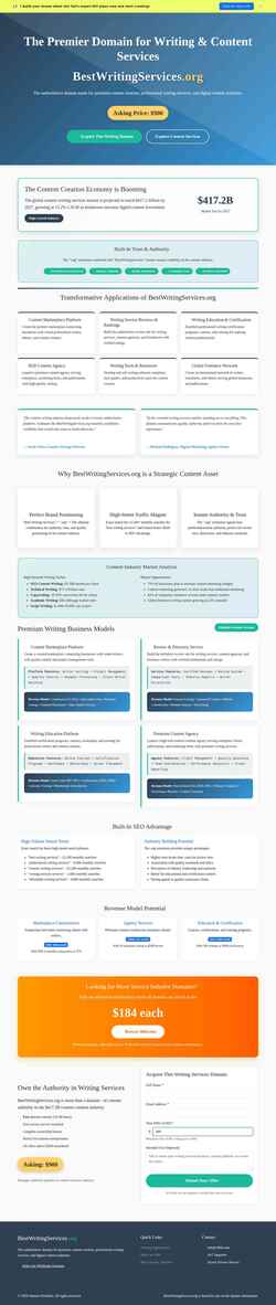Screenshot bestwritingservices.org