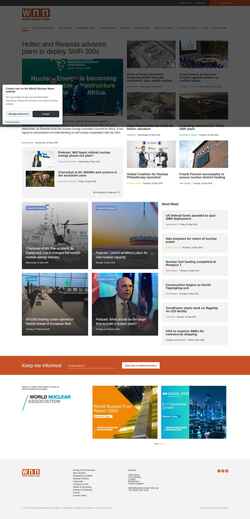 Captură de ecran world-nuclear-news.org