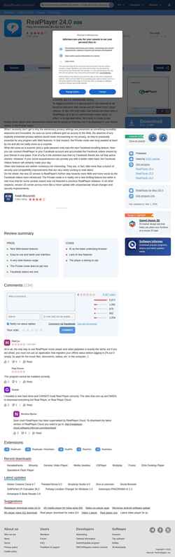 Screenshot realplayer.software.informer.com