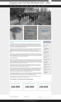 Screenshot ww1hull.com
