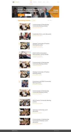 Screenshot esae.glueup.com