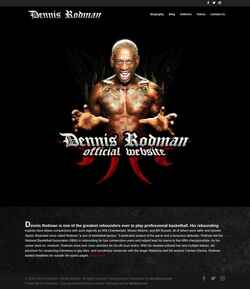 Snímek obrazovky dennisrodman.com