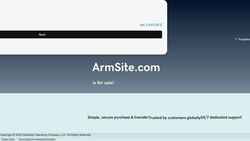 Snímek obrazovky armsite.com