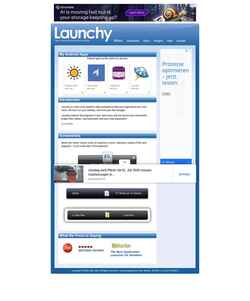 Screenshot launchy.net