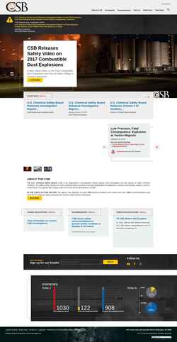 Снимак екрана www.csb.gov