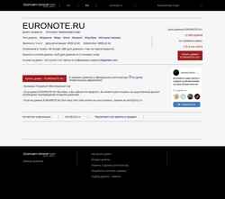 Zrzut ekranu euronote.ru