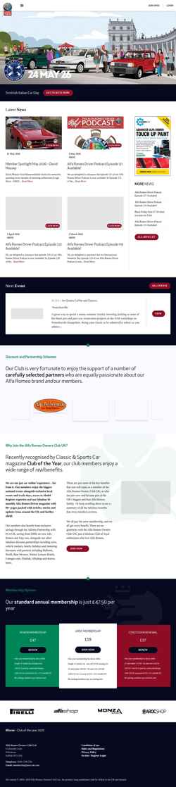 Screenshot aroc-uk.com