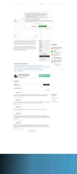 Captura de pantalla trojan-remover.en.softonic.com