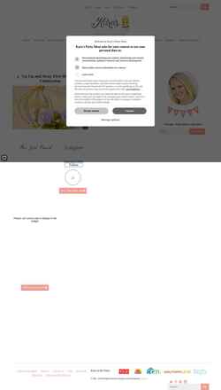 Screenshot karaspartyideas.com