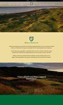 Screenshot royaldornoch.com