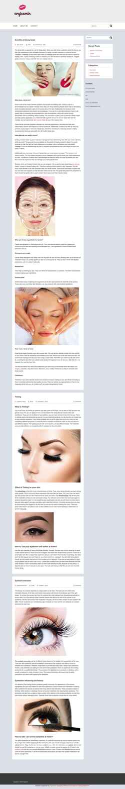 Screenshot www.evajasmin.com