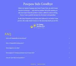 Screenshot pawpaw360.com