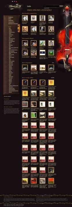 Screenshot classicalm.com