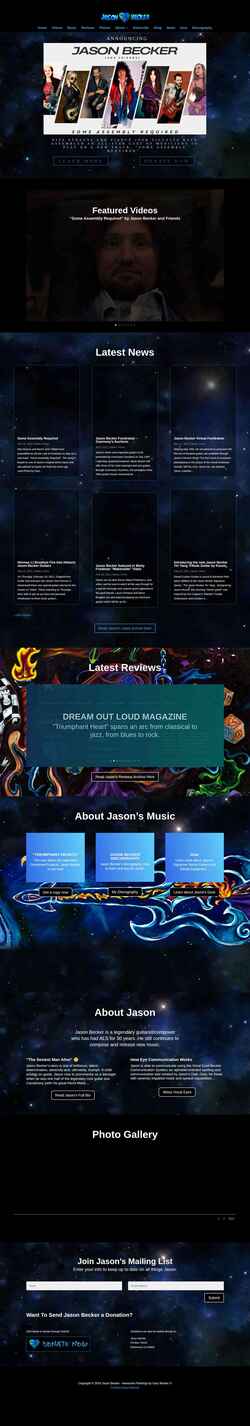 Снимак екрана jasonbecker.com