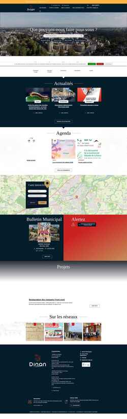 Screenshot www.dinan.fr