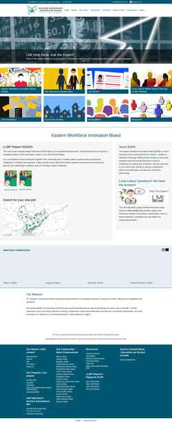 Screenshot www.workforcedev.ca
