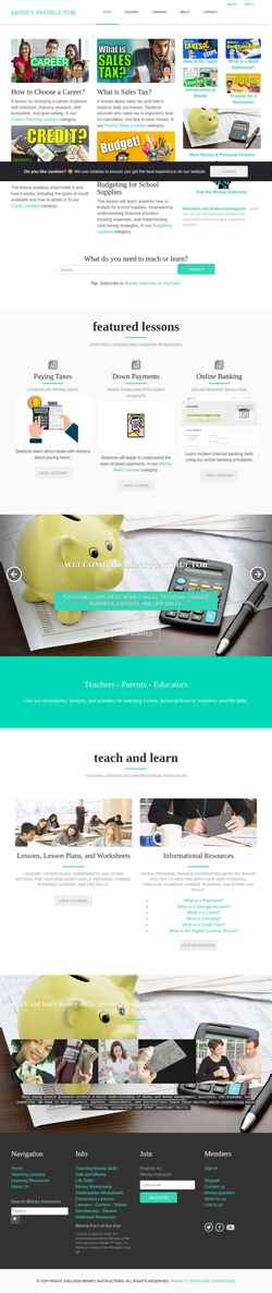 Screenshot moneyinstructor.com