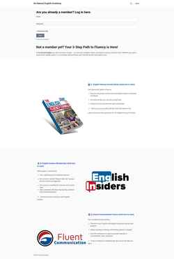 Снимак екрана courses.gonaturalenglish.com