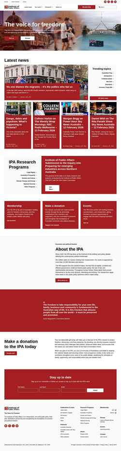 Screenshot ipa.org.au