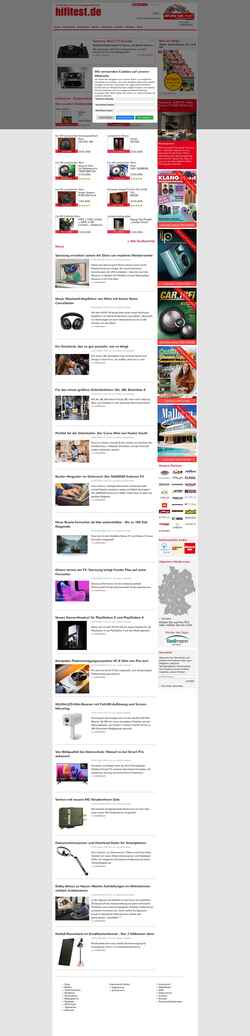 Στιγμιότυπο οθόνης www.hifitest.de