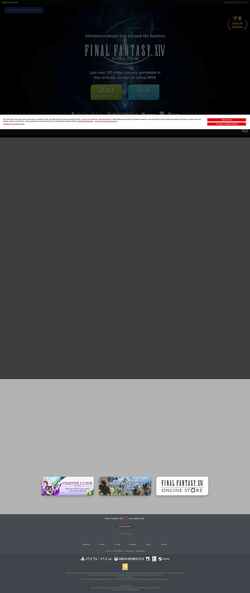 Captura de pantalla eu.finalfantasyxiv.com