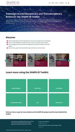 Screenshot www.shapeidtoolkit.eu