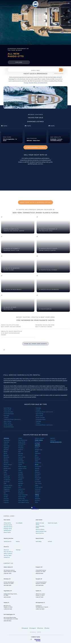 スクリーンショット www.siyachts.com