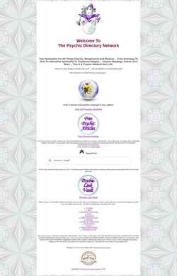 Screenshot psychicsdirectory.net