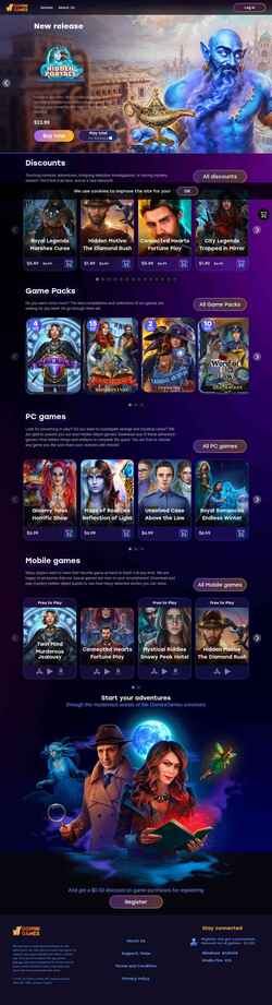 Capture d'écran dominigames.com