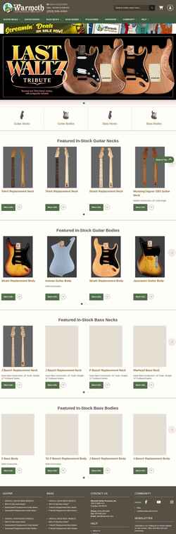 スクリーンショット warmoth.com