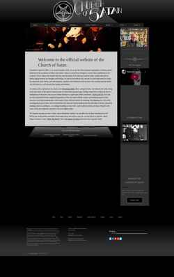 Captura de pantalla churchofsatan.com