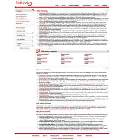 Screenshot www.hostcue.com