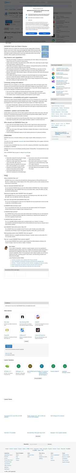 Captura de pantalla daemon-tools-lite.updatestar.com