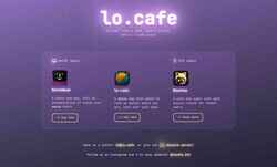 Screenshot lo.cafe