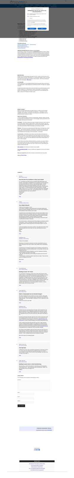 Screenshot buildingadvisor.com