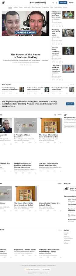 Screenshot read.perspectiveship.com