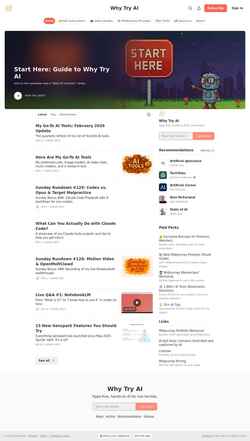 Снимак екрана www.whytryai.com