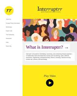 Screenshot interruptrr.org