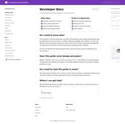 Screenshot docs.elementary.io