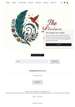 Screenshot thelivingquill.com