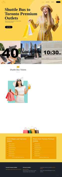 Screenshot outletshuttle.ca
