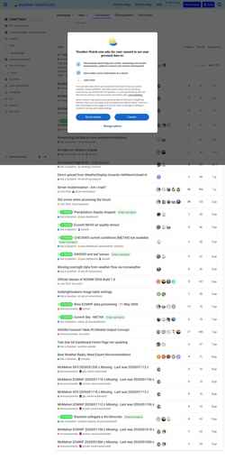 Screenshot discourse.weather-watch.com