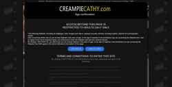 Screenshot creampiecathy.com