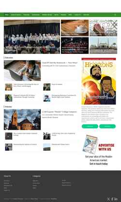 Screenshot islamichorizons.net